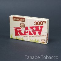 RAW（ロウ）オーガニック300 1+1/4 　76mm×44mm　300枚