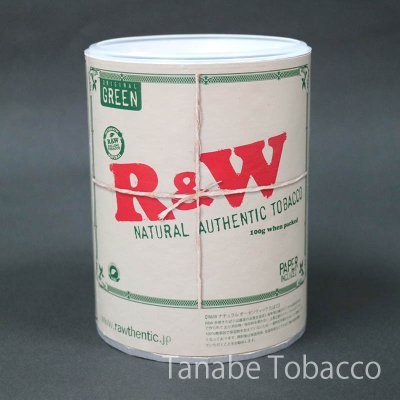 画像1: RAW　ロウ グリーン ペーパー缶（100g）