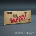 RAW（ロウ）クラシック キングサイズスリム200's　110mm×44mm　200枚