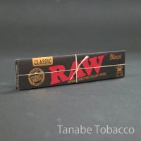 RAW（ロウ）クラシック・ブラック ゴールド キングサイズスリム　110mm×44mm　32枚