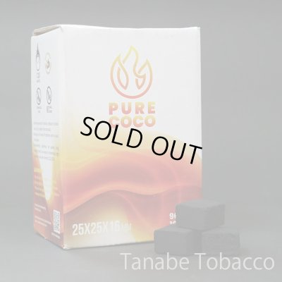 画像1: ピュアココ[PURE COCO] フラット 1kg（シーシャ　炭）