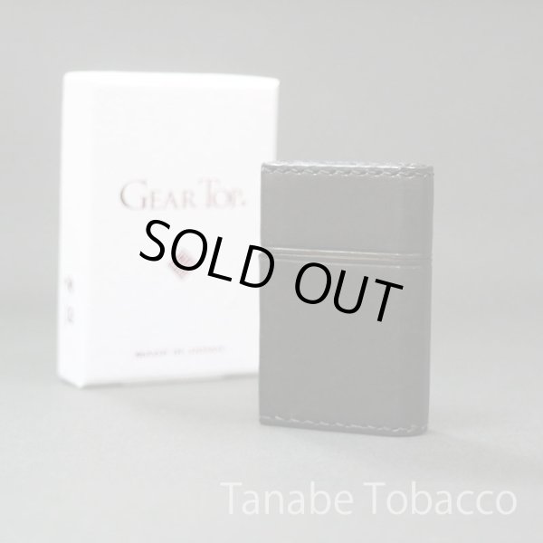 画像1: GEAR TOP オイルライター レザーBK[GT5-05] (1)