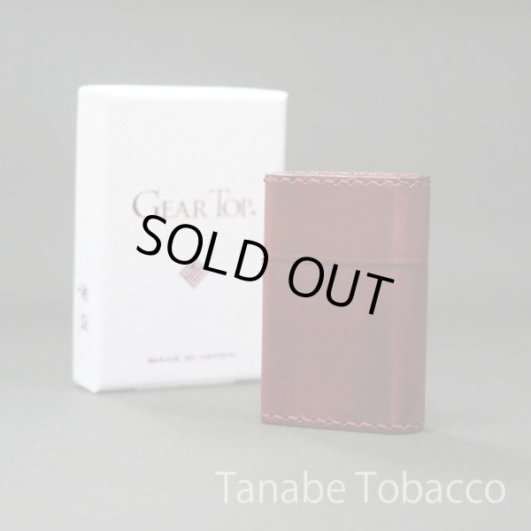 画像1: GEAR TOP オイルライター レザーRD[GT5-06] (1)