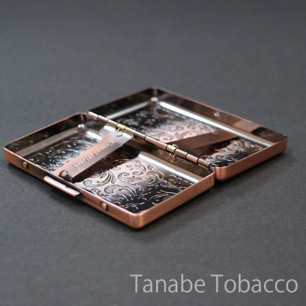 画像2: RYO mini 手巻きたばこケース 銅古美アラベスク(スリム・EXスリム/70mm用) (2)
