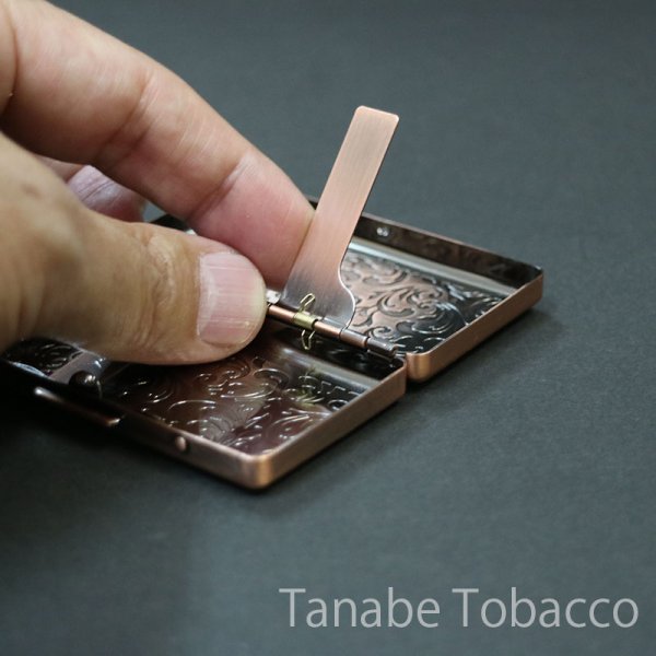 画像3: RYO mini 手巻きたばこケース 銅古美アラベスク(スリム・EXスリム/70mm用) (3)