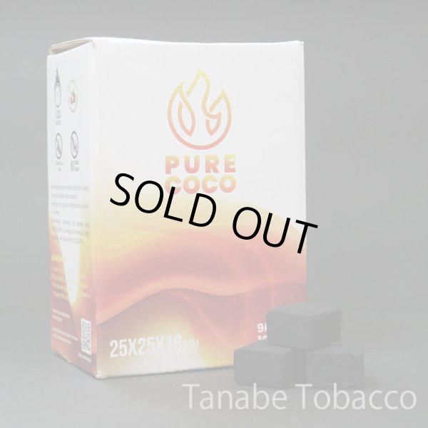 画像1: ピュアココ[PURE COCO] フラット 1kg（シーシャ　炭） (1)