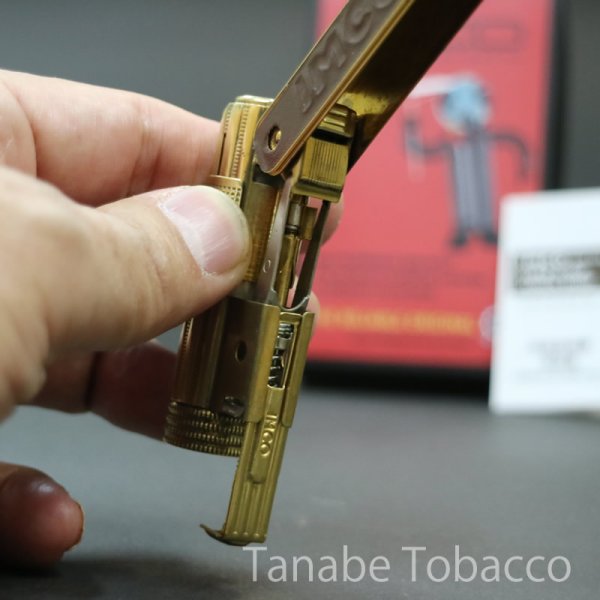 画像3: イムコ オイルライター スーパー6700P(真鍮・革張り) (3)