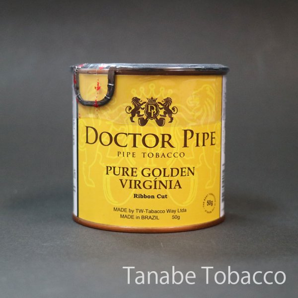 画像1: Dr.Pipe ピュアゴールデンバージニア(パイプ煙草・缶・50g) (1)