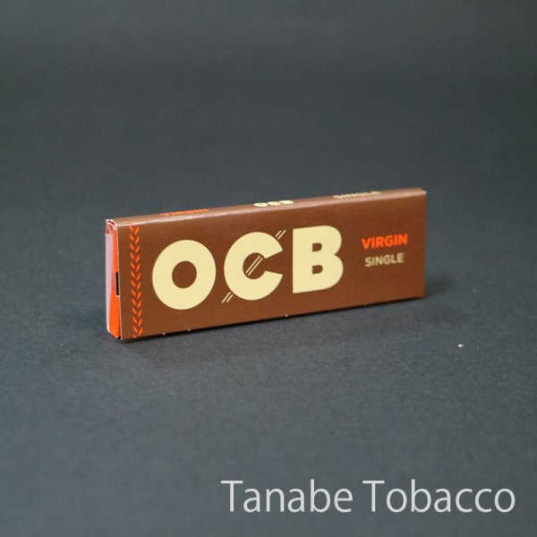 画像1: OCB ブラウン シングル　69mm×36mm　50枚 (1)
